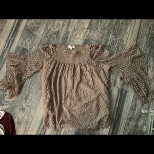 Off the shoulder blouse